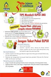 Brosur LPG 3 Kg sosialisasi