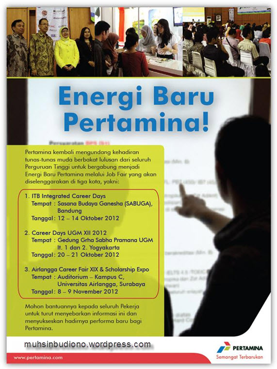 Pertamina Open Recruitment 2012 Pertamina Open Recruitment 2012