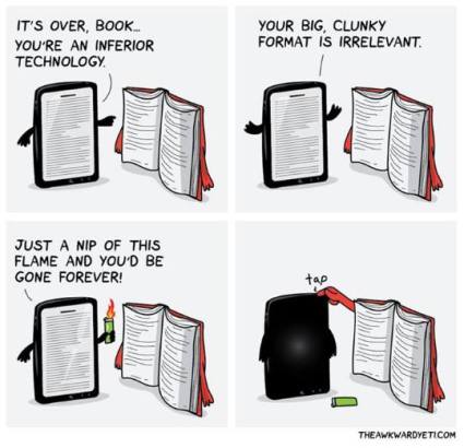 Book and Tablet